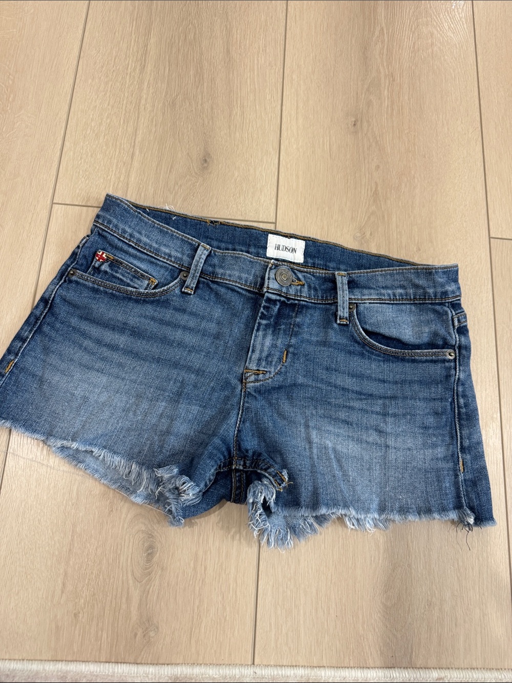 Hudson cutoff denim shorts